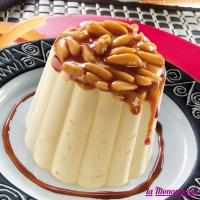 Flan biscuit helado