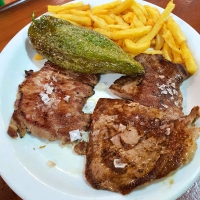 Abanico de cerdo ibérico