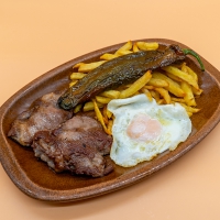 PC Secreto, huevo, pimiento, patatas